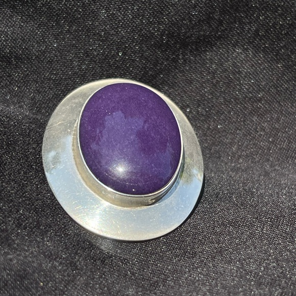 Vintage native American Sterling, silver Bolo tie Clip - Picture 10 of 14